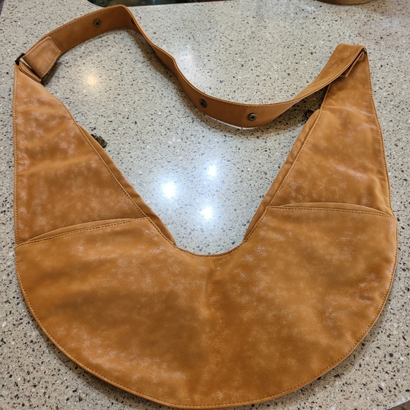 Toffilicious Sash Bag Crossbody NWOT Faux Suede - Picture 2 of 5